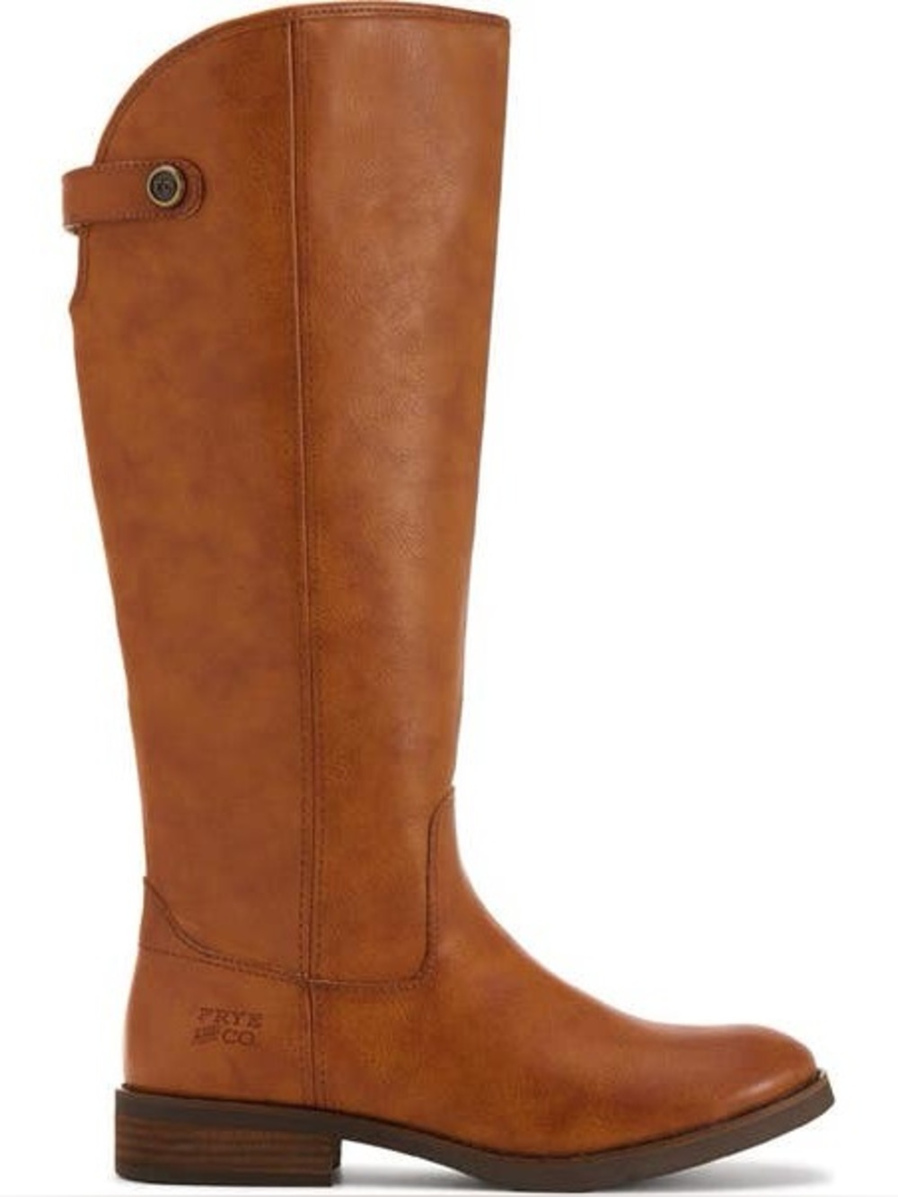 FRYE & CO. Kellie Button Knee-High Riding Boots – Women’s 8 – Tan Leather – New